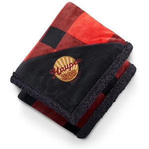 Photo of Field & Co.® Buffalo Plaid Sherpa Blanket