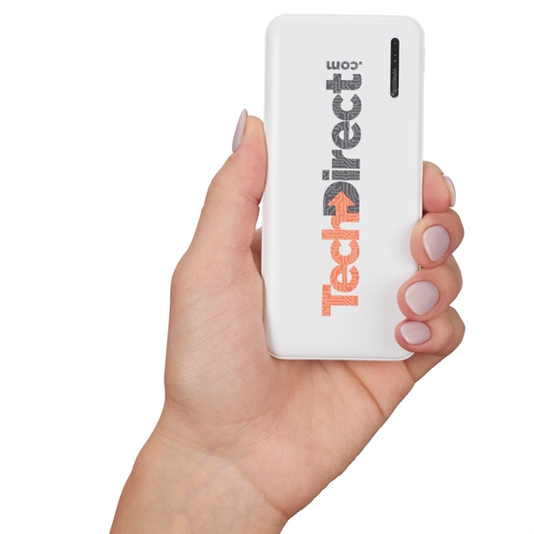 White (Wh) color option for Zodiac High Density 5000 M Ah Power Bank