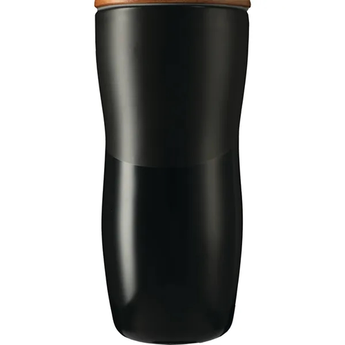 Main photo of Reno Double Wall Ceramic Tumbler W/Wood Lid 10oz