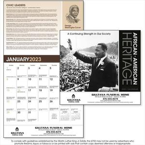 Photo of African American Heritage: Dr. Luther King, Jr. Calendar