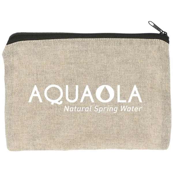 Natural (Nt) color option for Recycled 5oz Cotton Twill Pouch