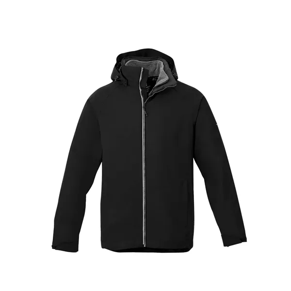 Black/Heather Dark Charcoal (995) color option for Mens Arlington 3 In 1 Jacket