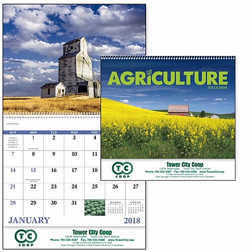 Photo of Agriculture Spiral Calendar