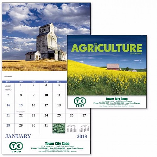 Photo of Agriculture Stapled Calendar