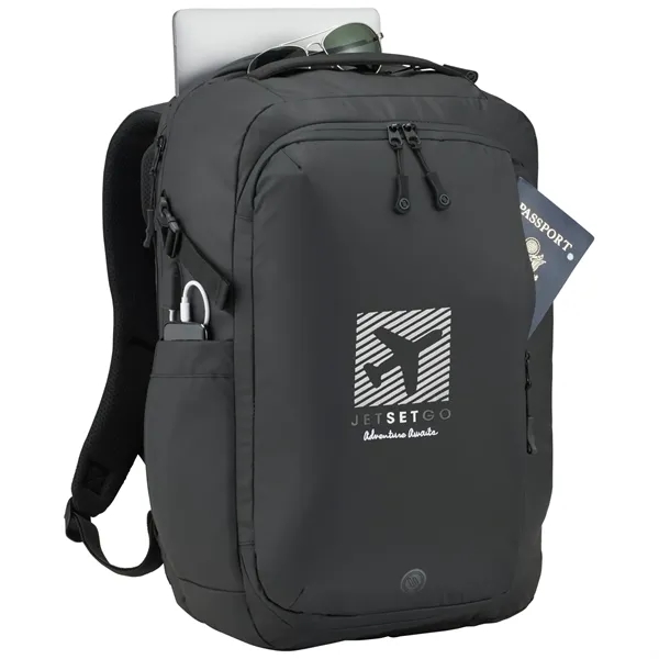 Black (Bk) color option for Elleven™ Numinous 15" Computer Travel Backpack