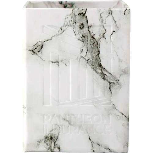 Main photo of 4 Piece Faux Marble Desktop Set
