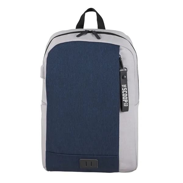 Navy/Gray (Nyg) color option for Nbn Whitby Slim 15" Computer Backpack W/ Usb Port