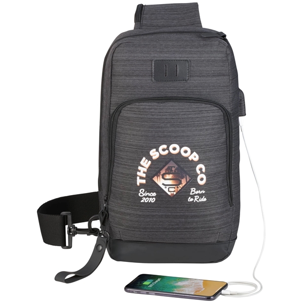 Charcoal (Ca) color option for Nbn Whitby Sling W/ Usb Port