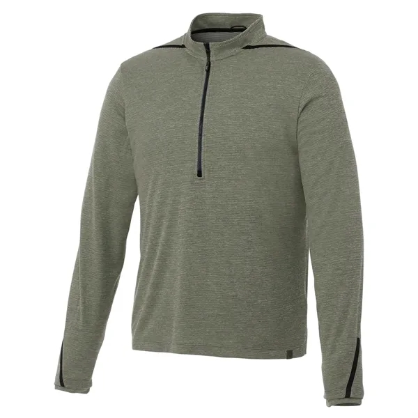 Loden Heather/Black (684) color option for Men's Dege Eco Knit Half Zip