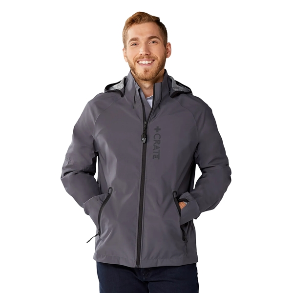 Grey Storm (991) color option for Men's Oracle Softshell Jacket