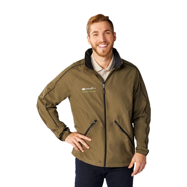 Loden/Black (684) color option for Men's Rincon Eco Packable Lightweight Jacket