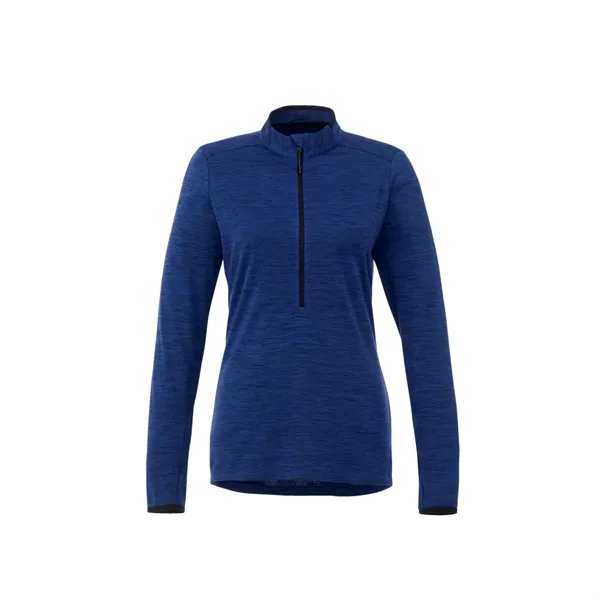 New Royal Heather (561) color option for Women's Mather Knit Half Zip