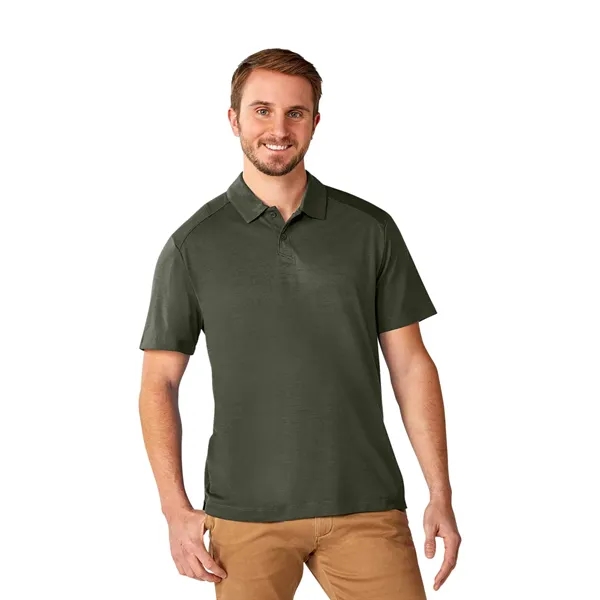 Loden (684) color option for Men's Amos Eco Ss Polo