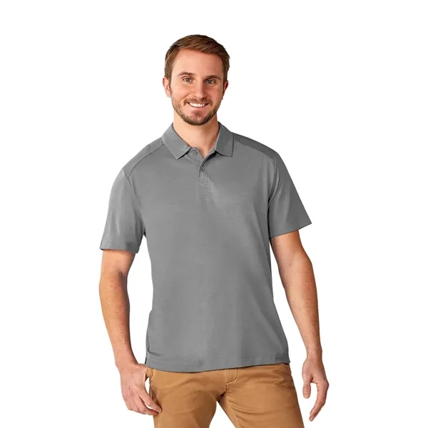 Steel Grey (945) color option for Men's Amos Eco Ss Polo