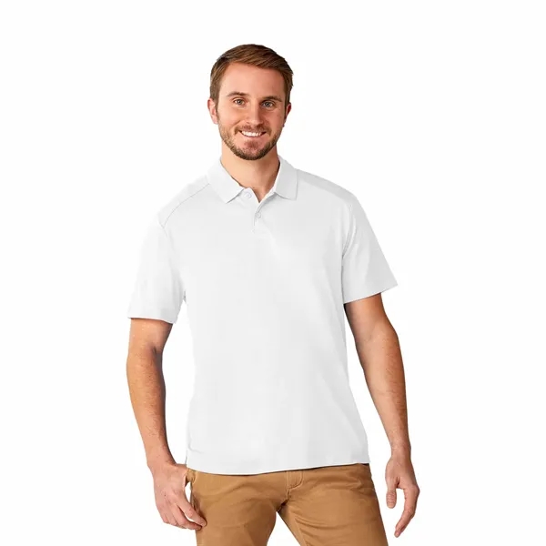 White (125) color option for Men's Amos Eco Ss Polo