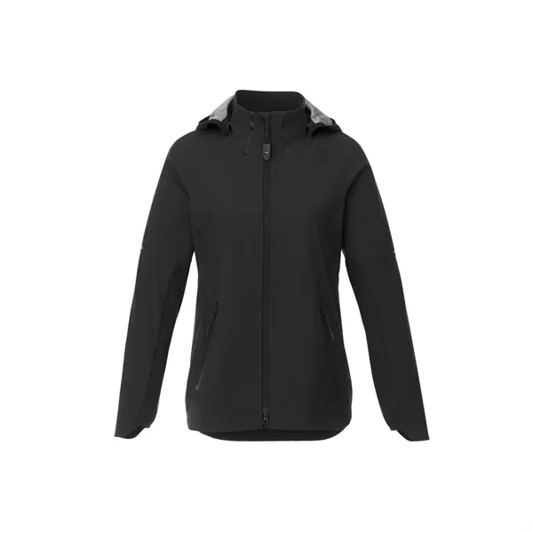 Black (995) color option for Women's Oracle Softshell Jacket