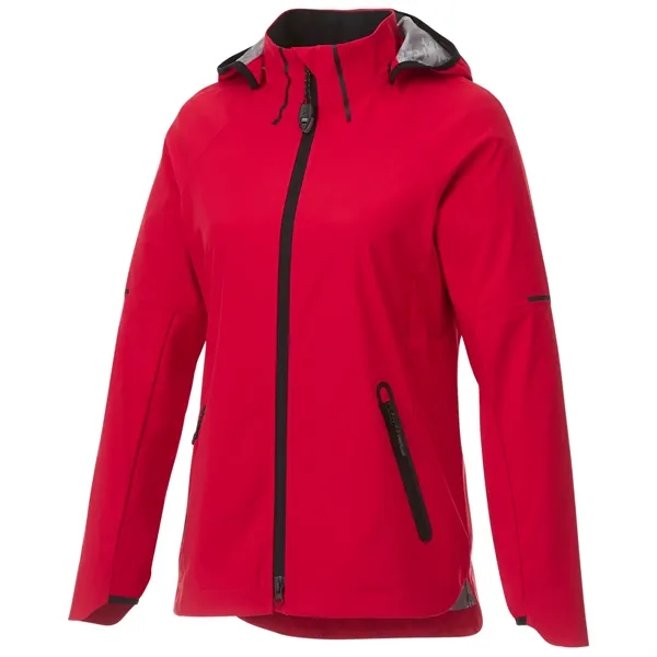Team Red (358) color option for Women's Oracle Softshell Jacket