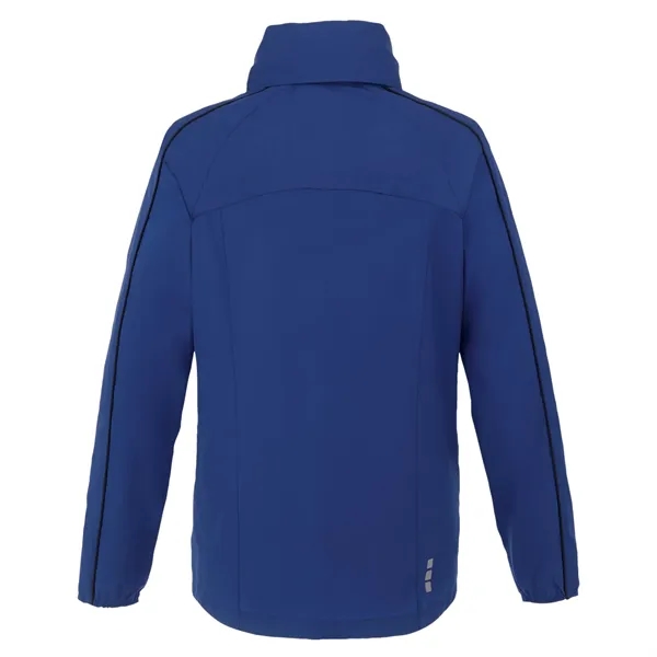 Metro Blue/Black (550) color option for Women's Rincon Eco Packable Lightweight Jacket