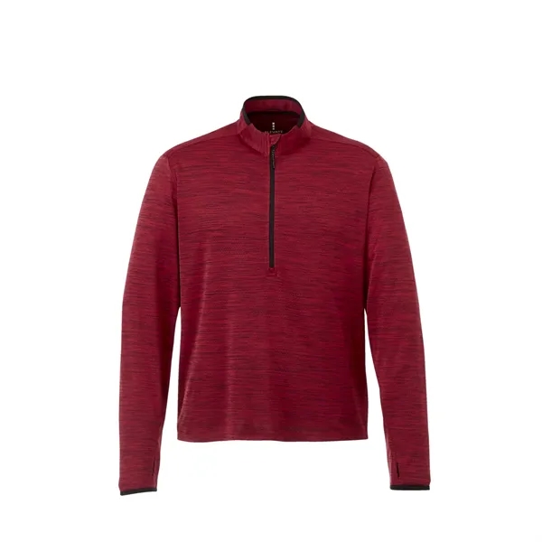 Team Red Heather (358) color option for Men's Mather Knit Half Zip