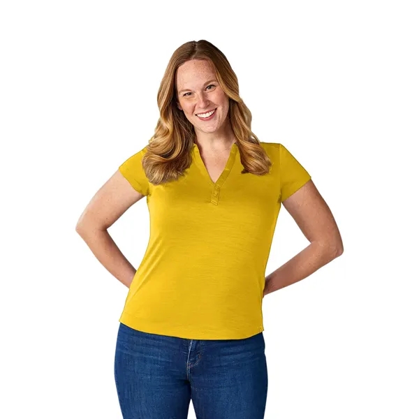Gold (230) color option for Women's Amos Eco Ss Polo