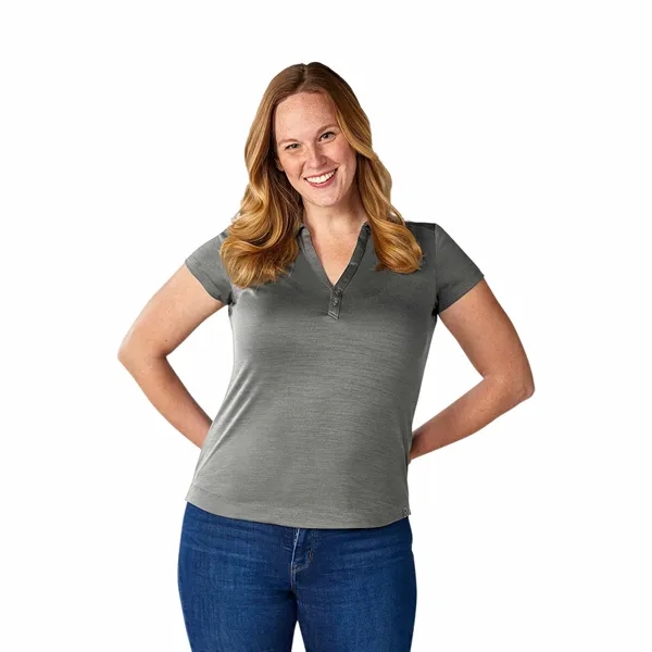 Steel Grey (945) color option for Women's Amos Eco Ss Polo