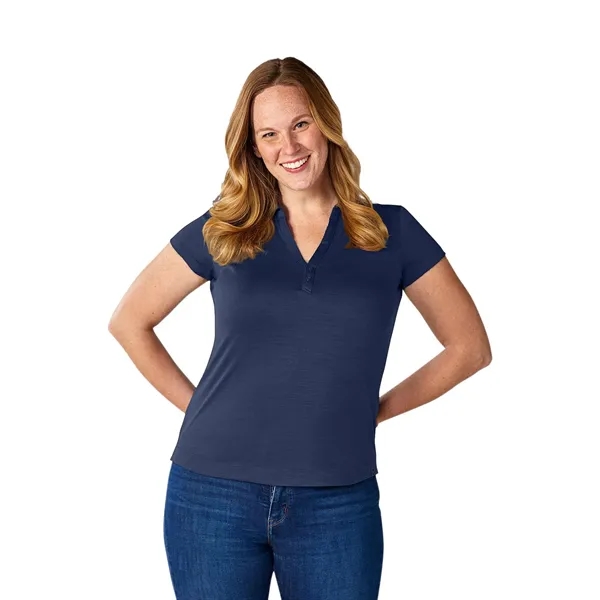 Vintage Navy (573) color option for Women's Amos Eco Ss Polo