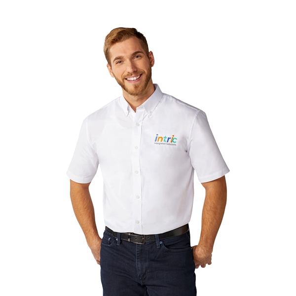 White (125) color option for Men's Samson Oxford Ss Shirt