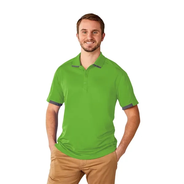 Apple/Grey Storm (653) color option for Men's Cerrado Ss Polo
