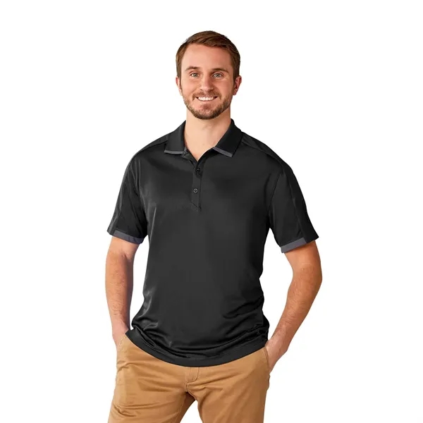 Black/Grey Storm (995) color option for Men's Cerrado Ss Polo