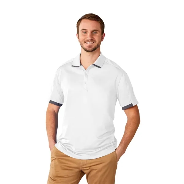 White/Grey Storm (125) color option for Men's Cerrado Ss Polo