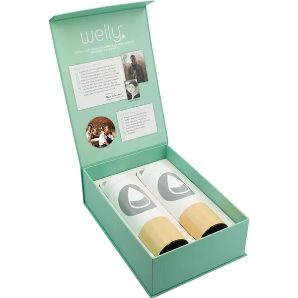 White (Wh) color option for Welly® Traveler Bundle Set