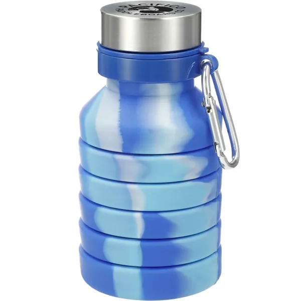 Ice (Ice) color option for Zigoo Silicone Collapsible Bottle 18oz   Tie Dye