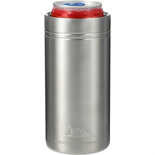 Silver (SL) color option for Arctic Zone® Titan Thermal Hp® Slim Cooler 12oz