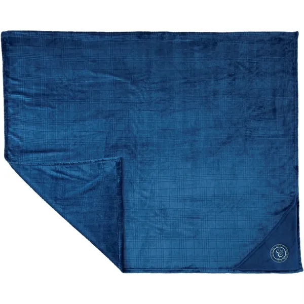 Navy (Ny) color option for Luxury Comfort Flannel Fleece Blanket