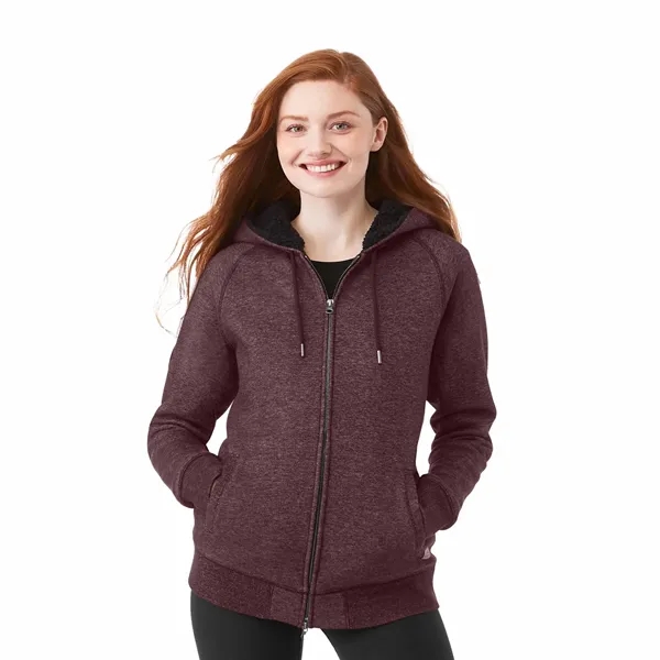 Burgundy Mix (386) color option for Women's Copperbay Roots73 Fz Hoody