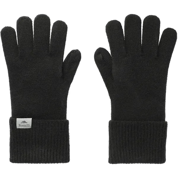 Black (995) color option for Unisex Redcliff Roots73 Knit Texting Gloves