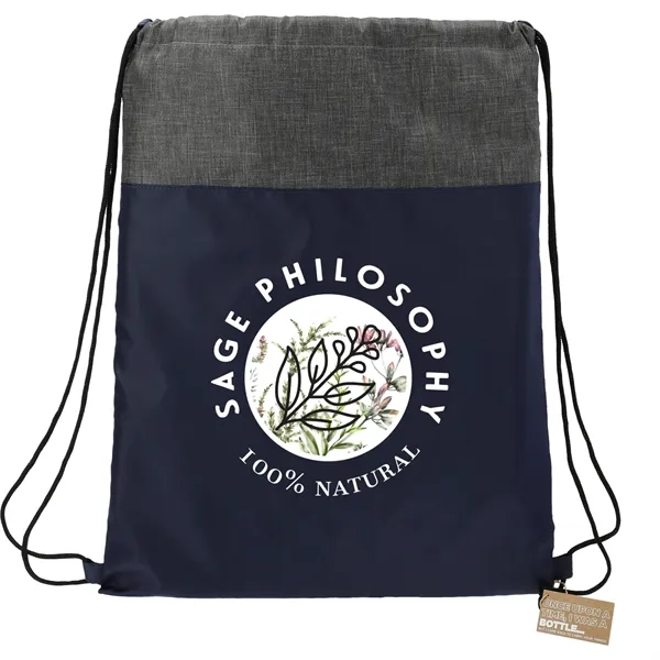 Navy (Ny) color option for Ash Recycled Drawstring Bag
