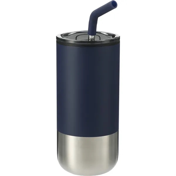 Navy (Ny) color option for Lagom 16oz Tumbler W/ Ss Straw