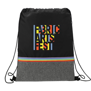 Photo of Rainbow Rpet Drawstring Bag