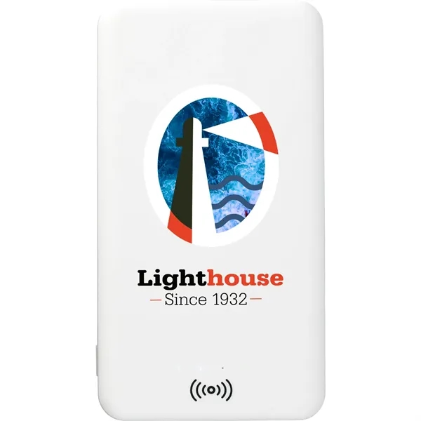 White (Wh) color option for Axial 4000 M Ah Wireless Power Bank
