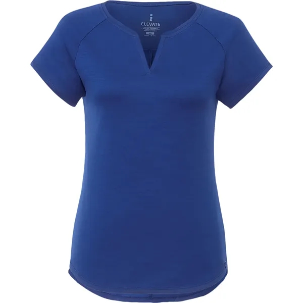 Metro Blue (550) color option for Women's Amos Eco Ss Top