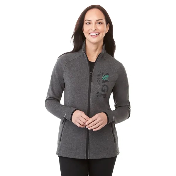 Heather Dark Charcoal (988) color option for Women's Asgard Eco Knit Jacket