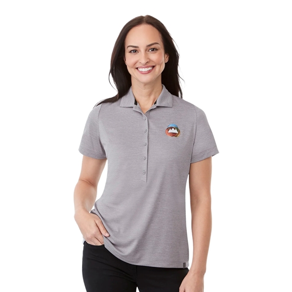 Heather Grey (932) color option for Women's Dege Eco Ss Polo