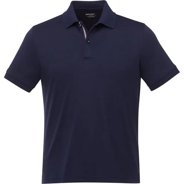 Navy (575) color option for Untuc Kit Damaschino Short Sleeve Polo Men's
