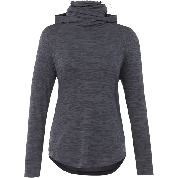 Heather Dark Charcoal (988) color option for Women's Sira Eco Knit Hoody