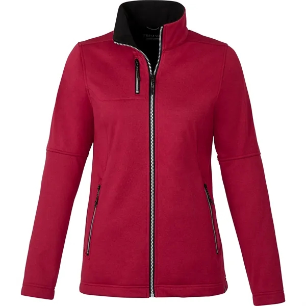 Vintage Red Heather (369) color option for Women's Joris Eco Softshell Jacket