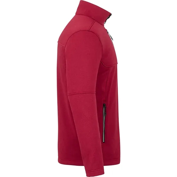 Vintage Red Heather (369) color option for Men's Joris Eco Softshell Jacket
