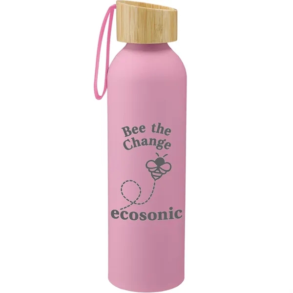 Pink (Pk) color option for Ryze Aluminum Bottle 22 Oz W/ Fsc® 100% Bamboo Lid