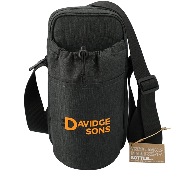 Charcoal (Ca) color option for Traver Rpet Adjustable Bottle Sling Cooler W/Pouch
