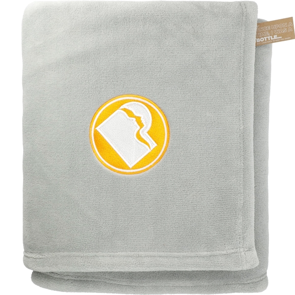 Gray (Gy) color option for Recycled Pet Oversized Coral Fleece Blanket
